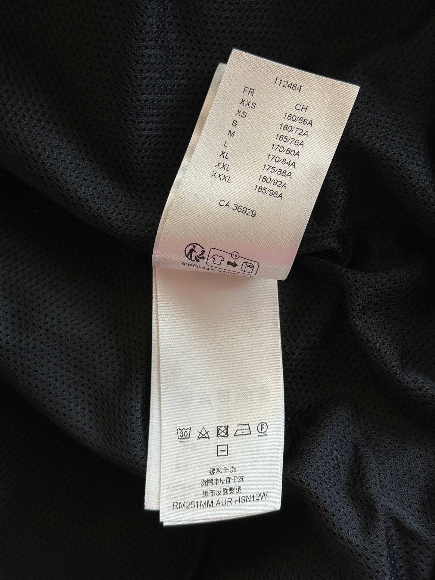 Louis Vuitton Black & Blue Logo Panelled Track Jacket
