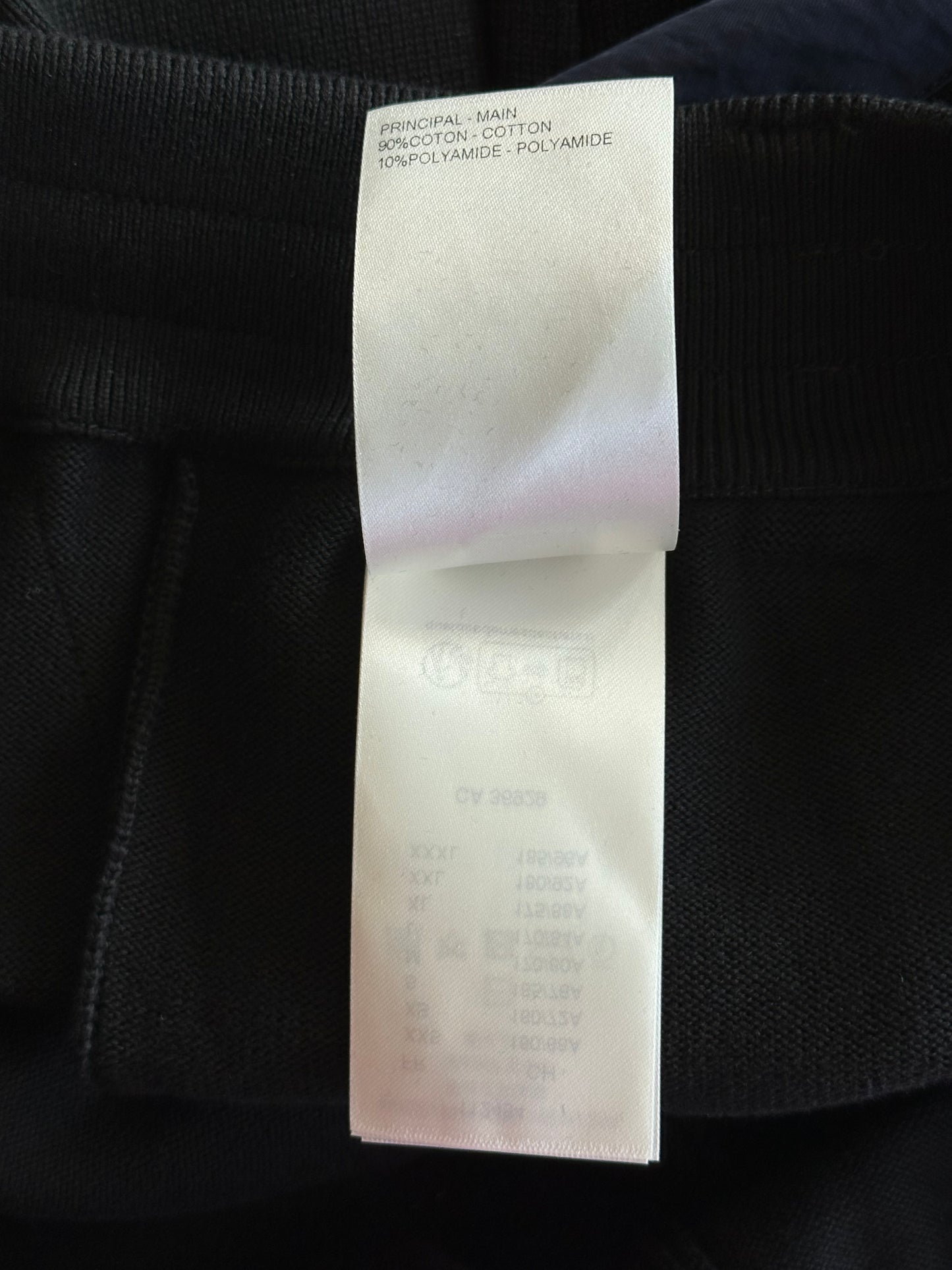 Louis Vuitton Black & Blue Logo Panelled Sweatpants