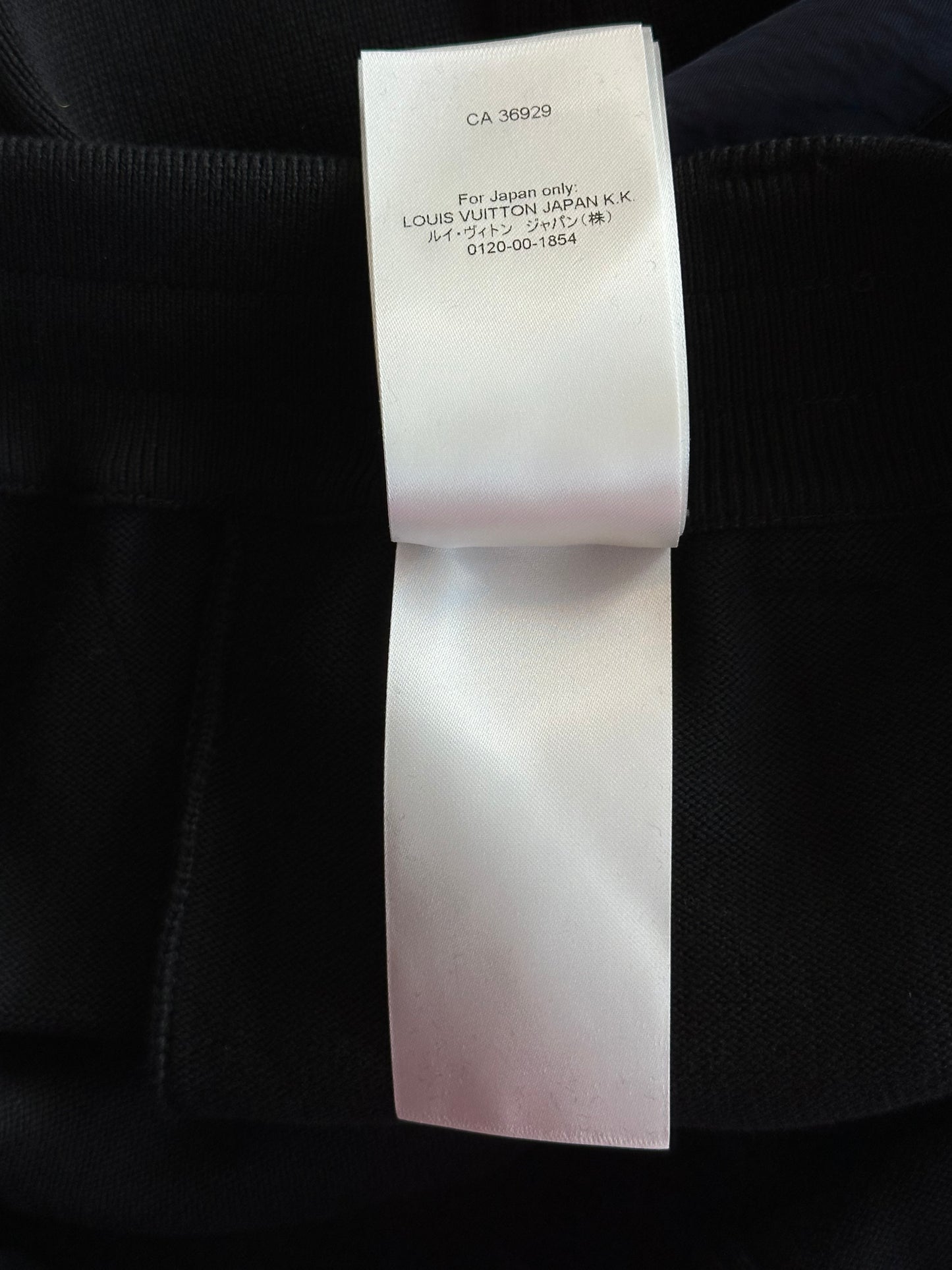 Louis Vuitton Black & Blue Logo Panelled Sweatpants