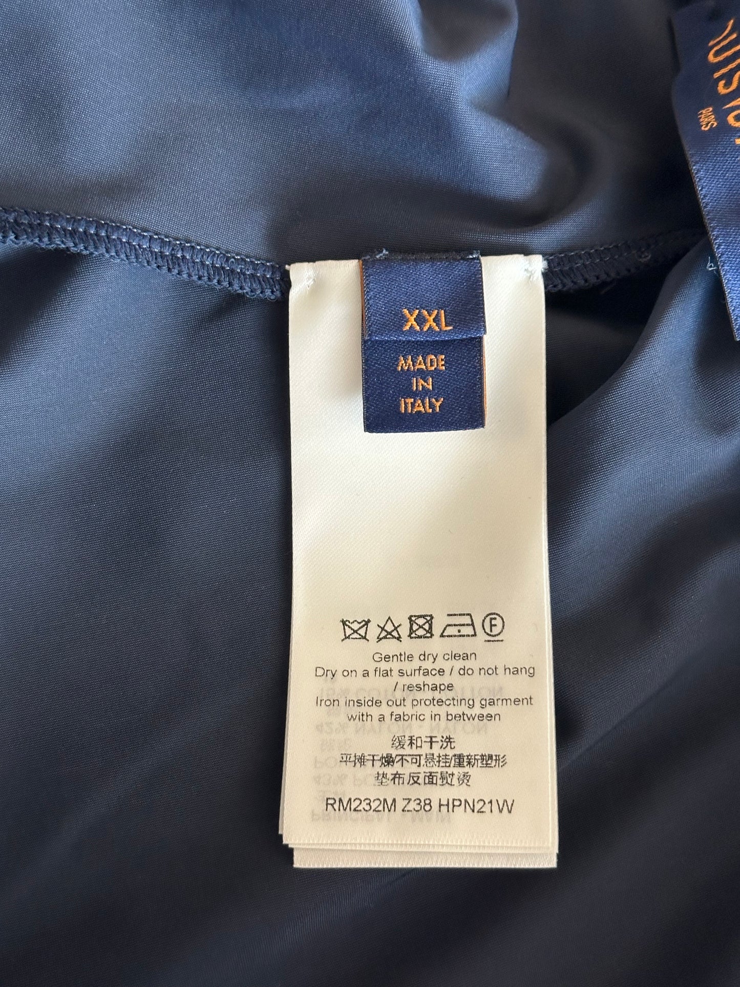 Louis Vuitton Navy & Beige Monogram Trackpants