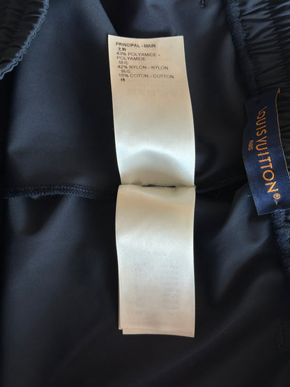 Louis Vuitton Navy & Beige Monogram Trackpants
