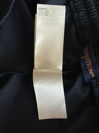 Louis Vuitton Navy & Beige Monogram Trackpants