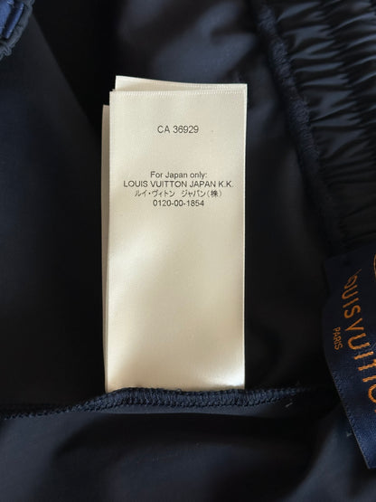 Louis Vuitton Navy & Beige Monogram Trackpants