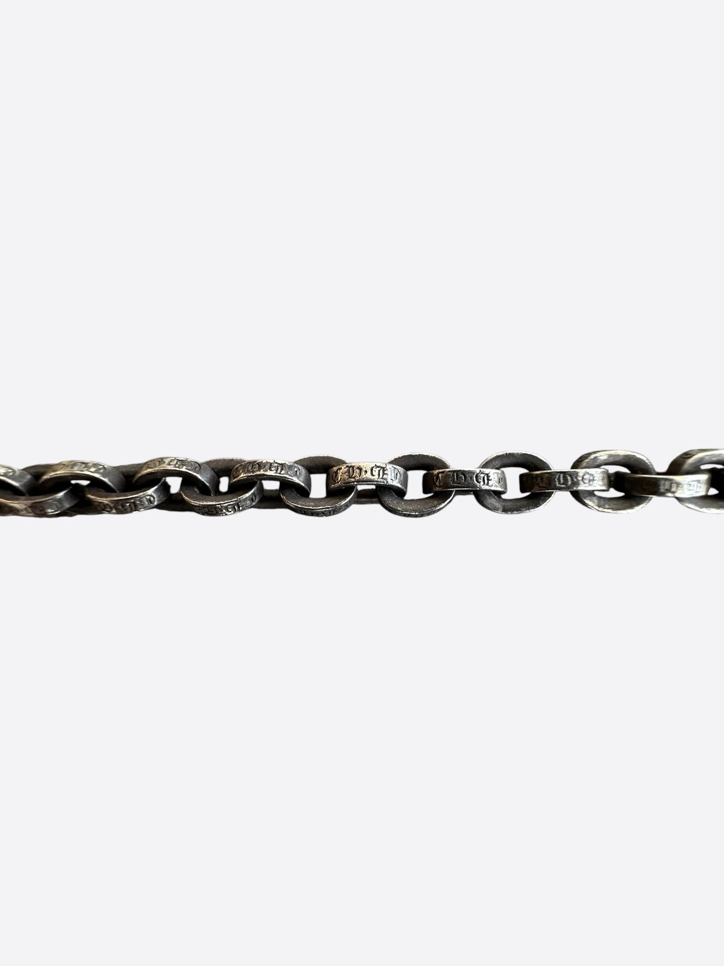 Chrome Hearts Silver Paperchain Necklace