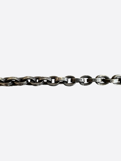 Chrome Hearts Silver Paperchain Necklace
