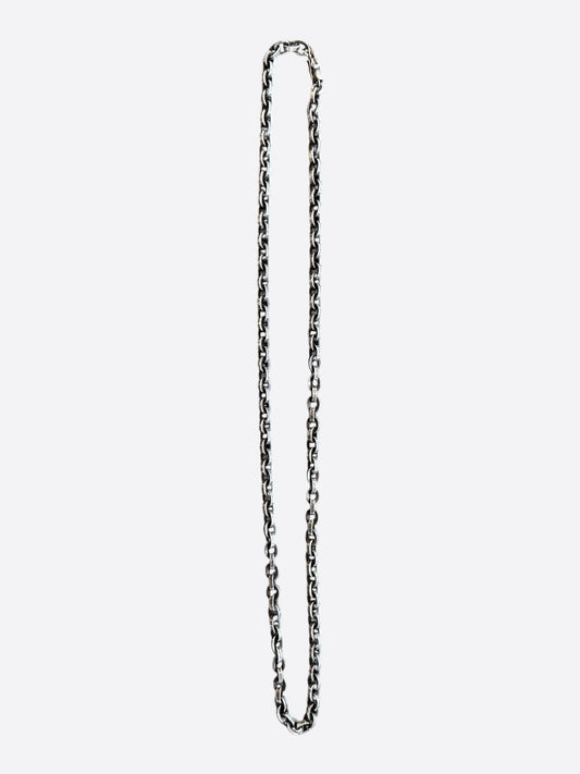 Chrome Hearts Silver Paperchain Necklace