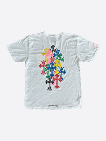 Chrome Hearts White Multicolor Cross T-Shirt