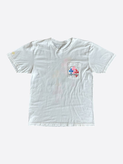 Chrome Hearts White Multicolor Cross T-Shirt