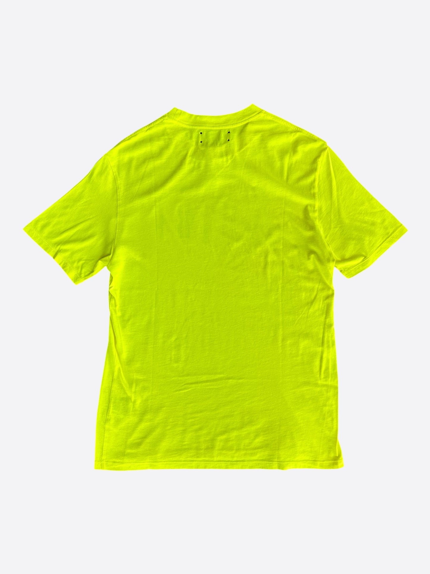 Amiri Lime & Black Core Logo T-Shirt