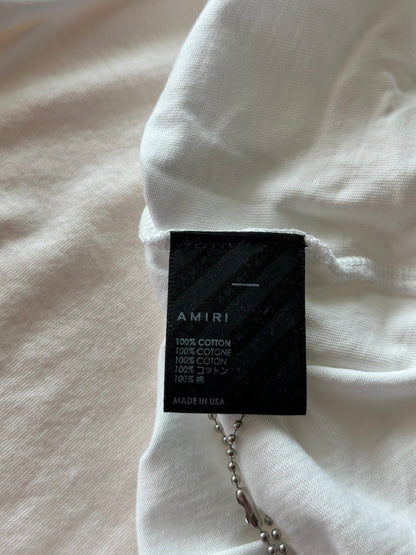 Amiri White & Red Snake Logo T-Shirt