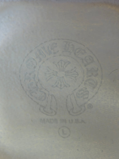 Chrome Hearts White & Black Script Logo Hoodie