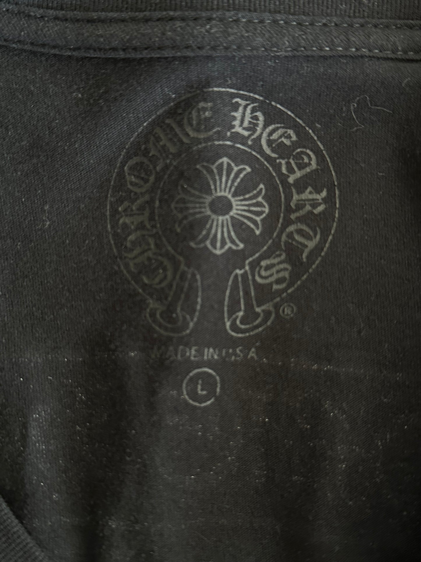 Chrome Hearts Black Multicolor Cross Longsleeve T-Shirt
