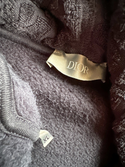 Dior Navy Oblique Towel Hoodie