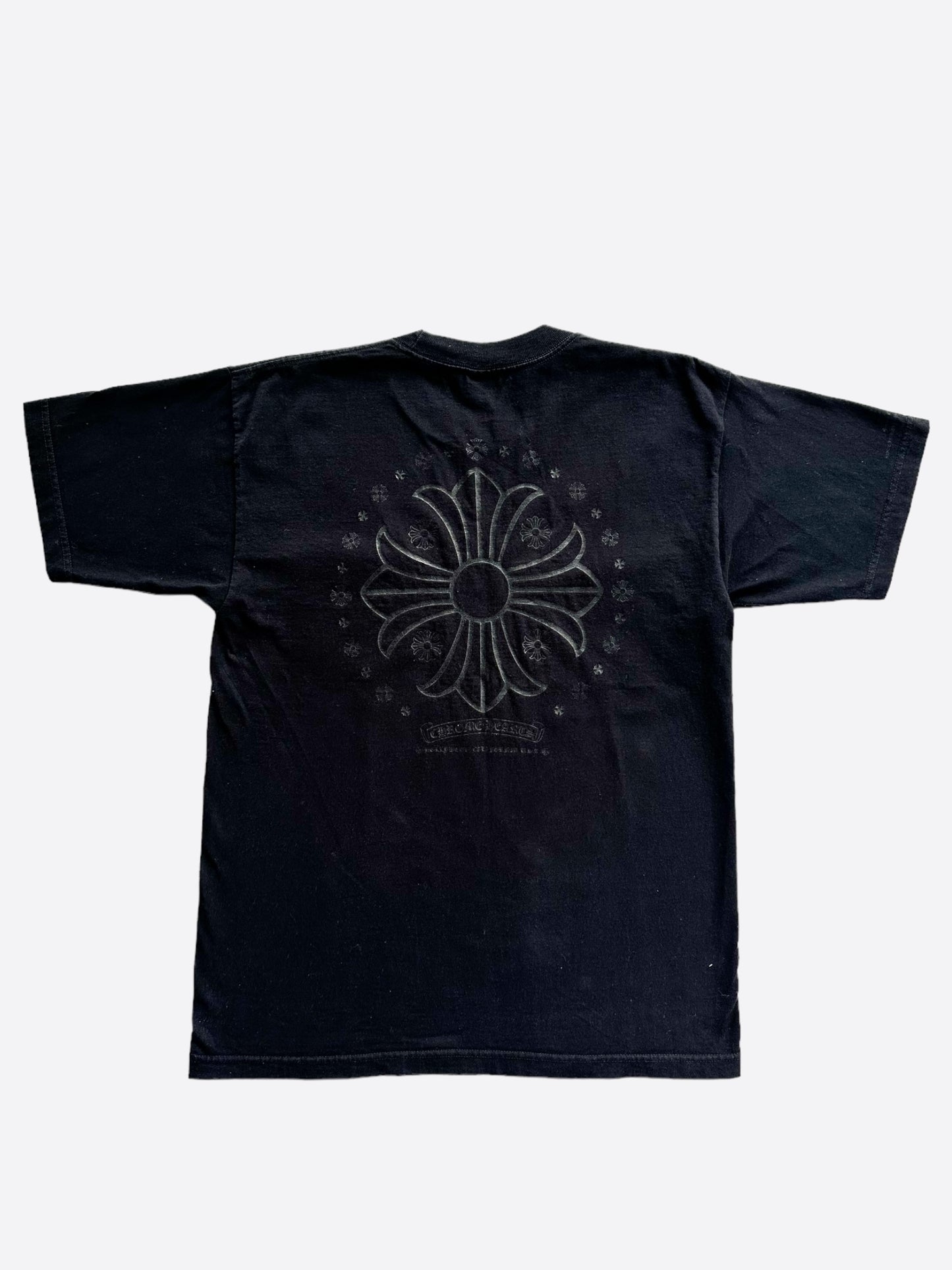 Chrome Hearts Black Grey Cross Logo T-Shirt – Savonches