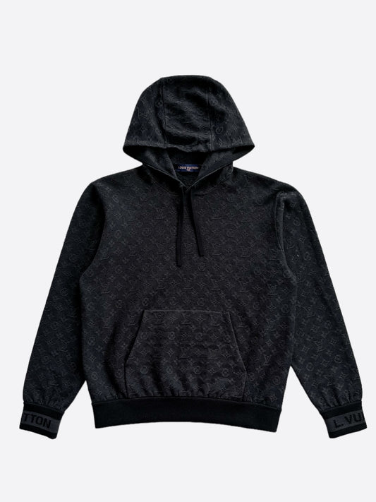 Louis Vuitton Black Monogram Track Hoodie