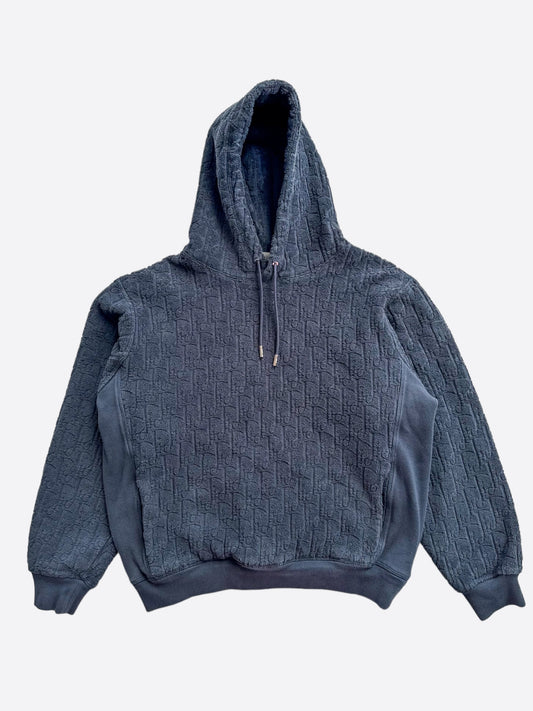 Dior Navy Oblique Towel Hoodie