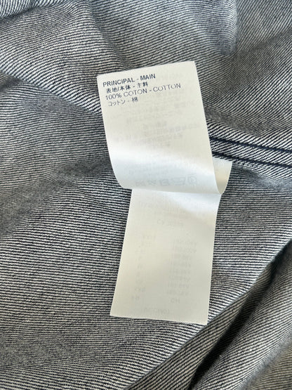 Louis Vuitton Navy & White Leaf Baseball Jersey