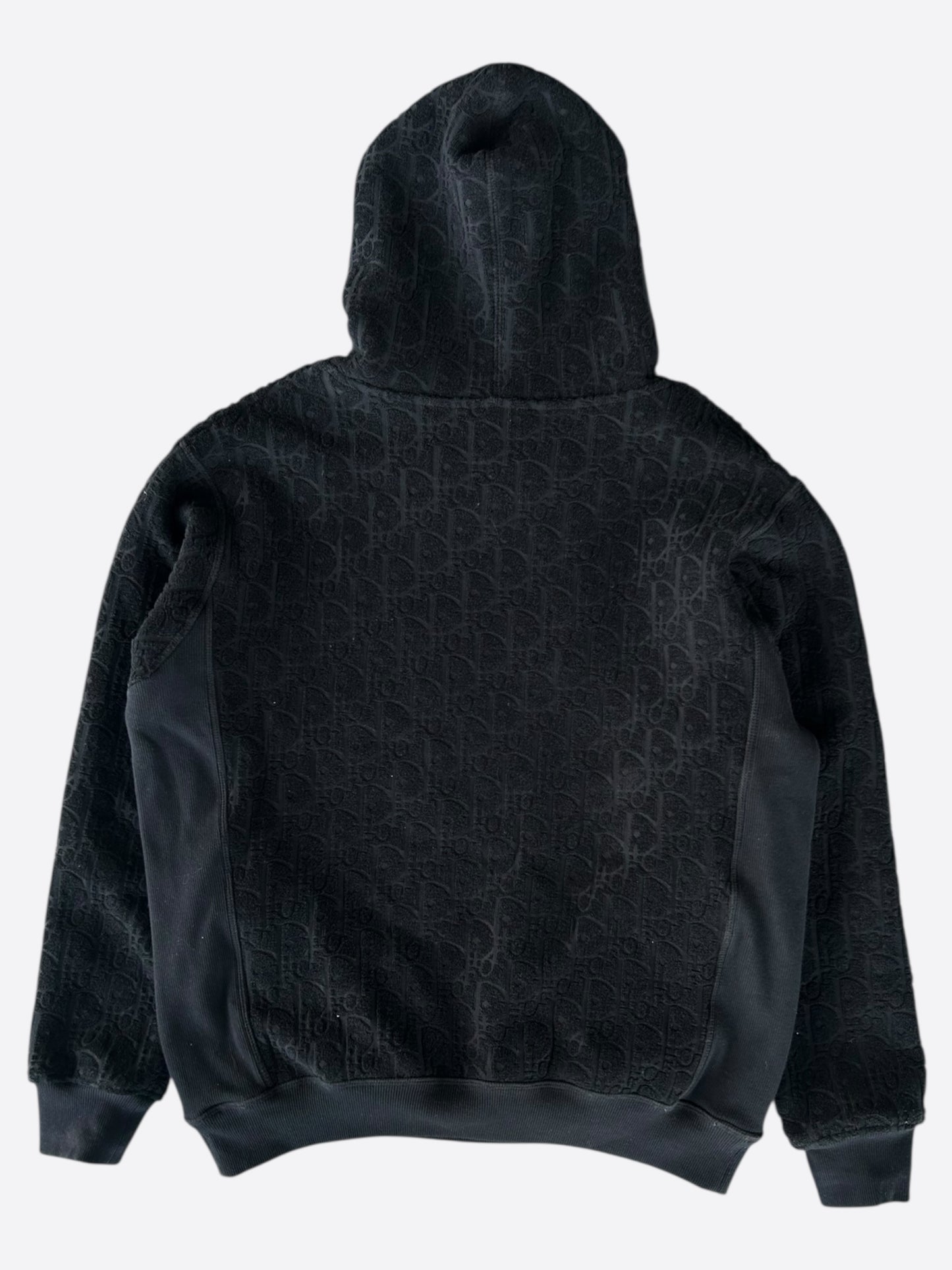 Dior Black Oblique Towel Hoodie