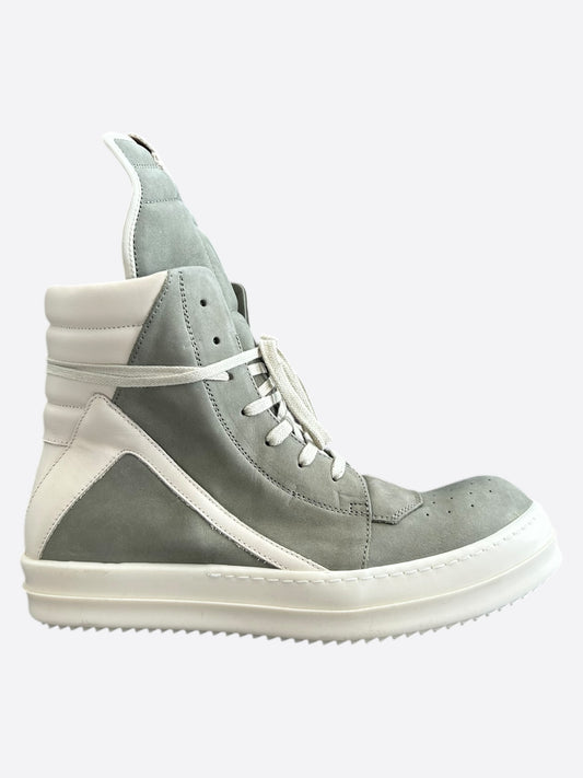 Rick Owens Green & White Geobaskets