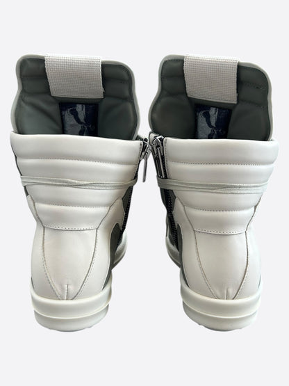 Rick Owens Green & White Geobaskets