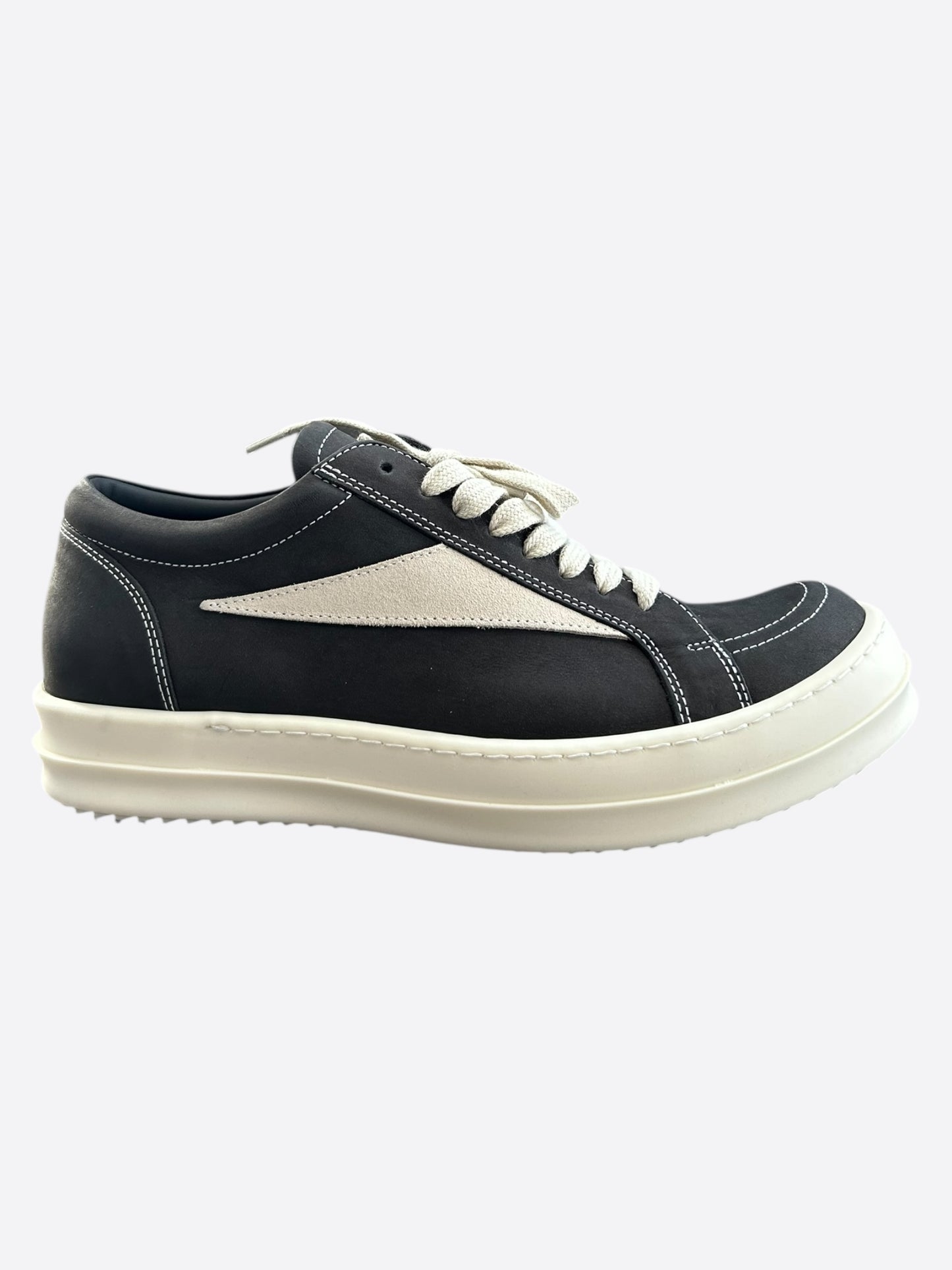 Rick Owens Black & White Vintage Women's Low Top Sneakers
