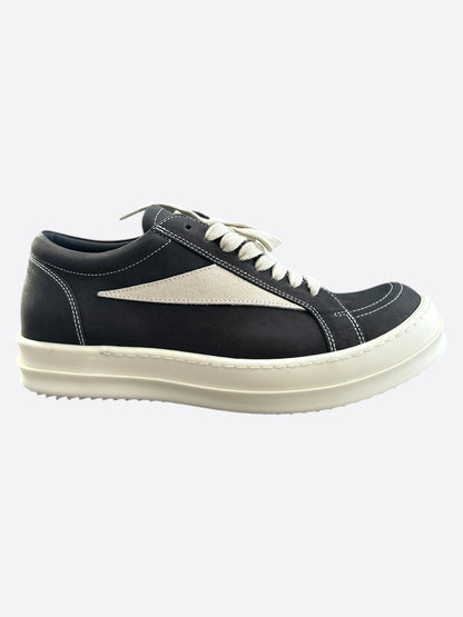 Rick Owens Black & White Vintage Women's Low Top Sneakers