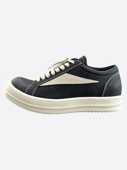 Rick Owens Black & White Vintage Women's Low Top Sneakers