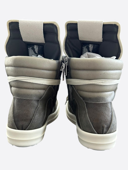 Rick Owens Dust Brown & White Geobaskets