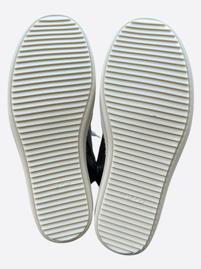 Rick Owens Dust Brown & White Geobaskets