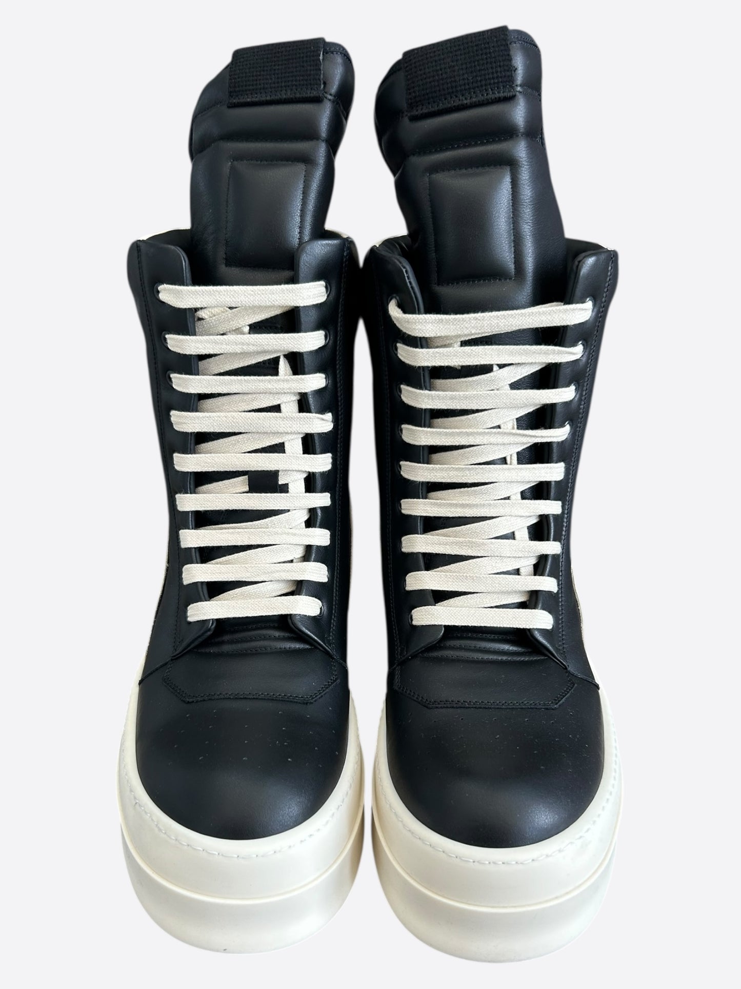 Rick Owens Black & White Mega Geobaskets