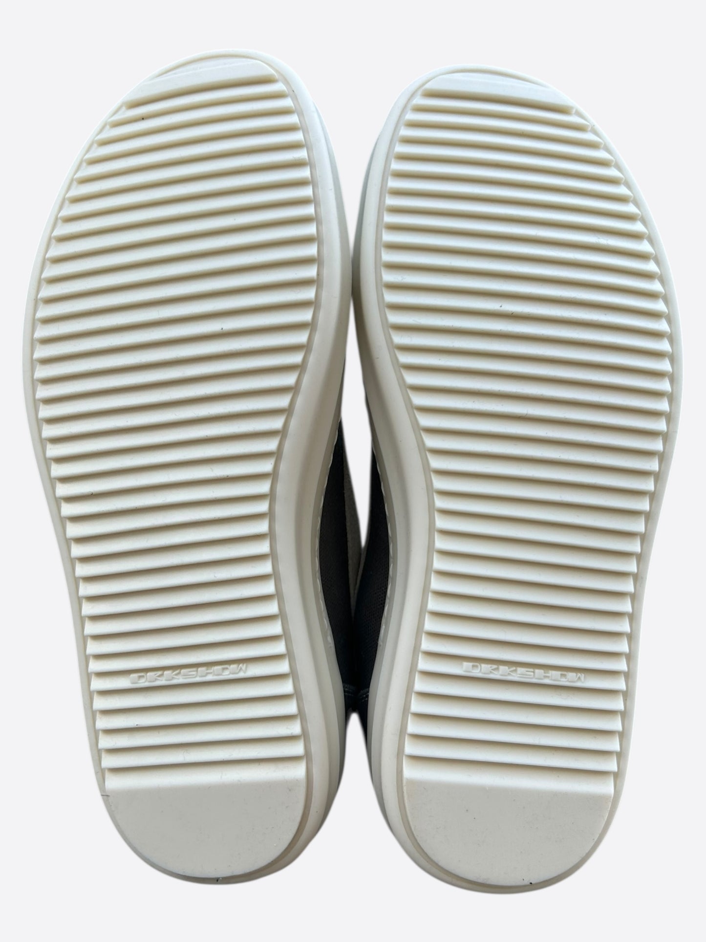 Rick Owens Grey & White Vintage Women's Low Top Sneakers