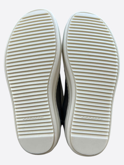 Rick Owens Grey & White Vintage Women's Low Top Sneakers