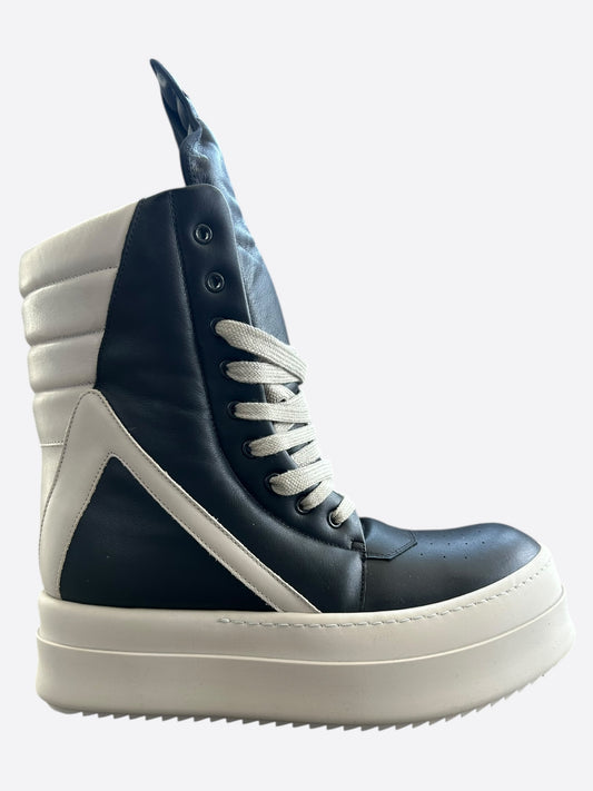 Rick Owens Black & Pearl Mega Geobaskets
