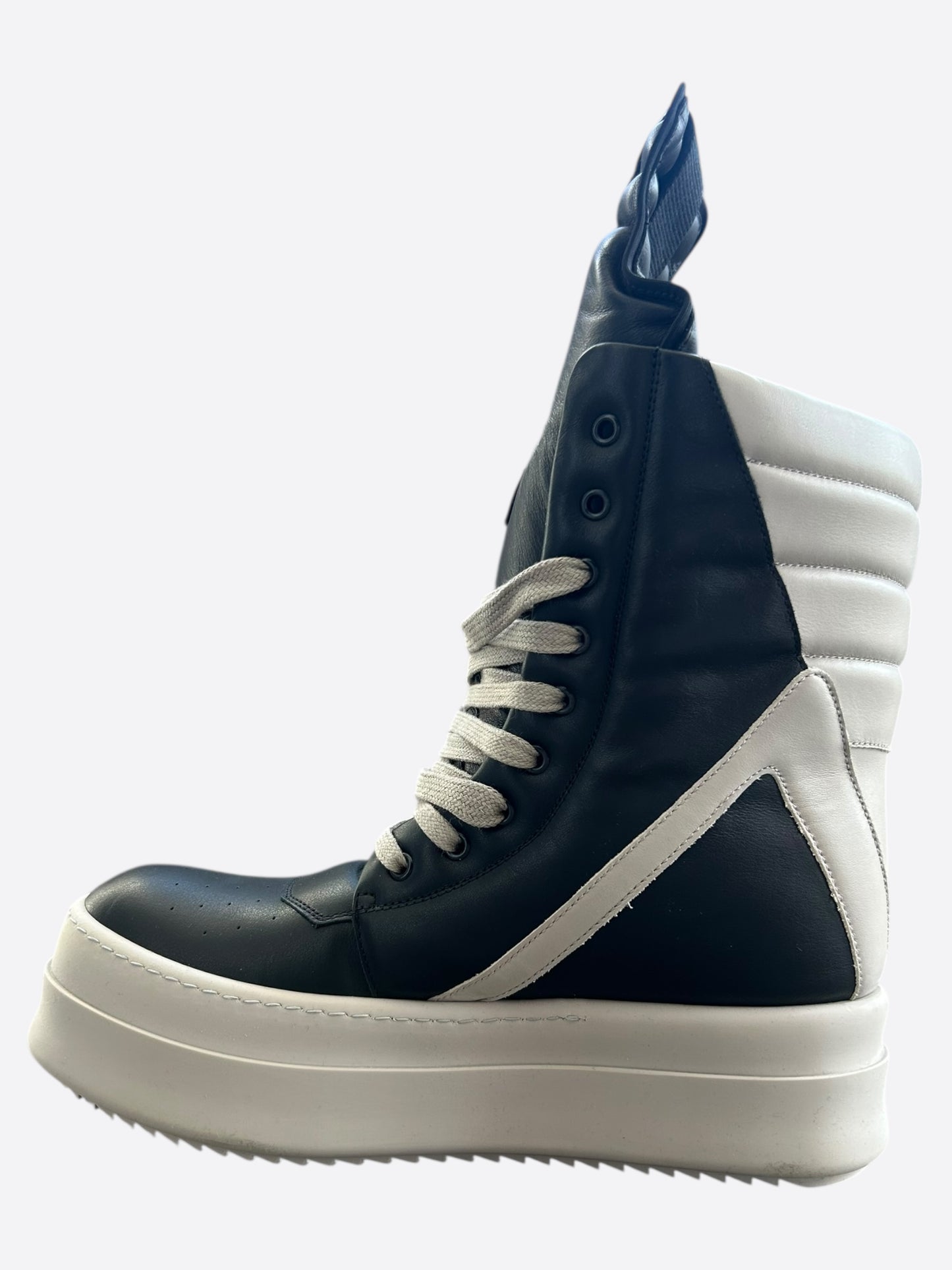 Rick Owens Black & Pearl Mega Geobaskets