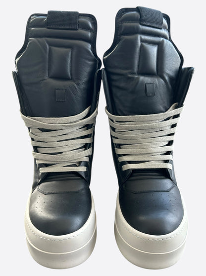 Rick Owens Black & Pearl Mega Geobaskets