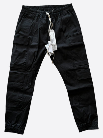 Rick Owens Black Mastodon Cargo Pants