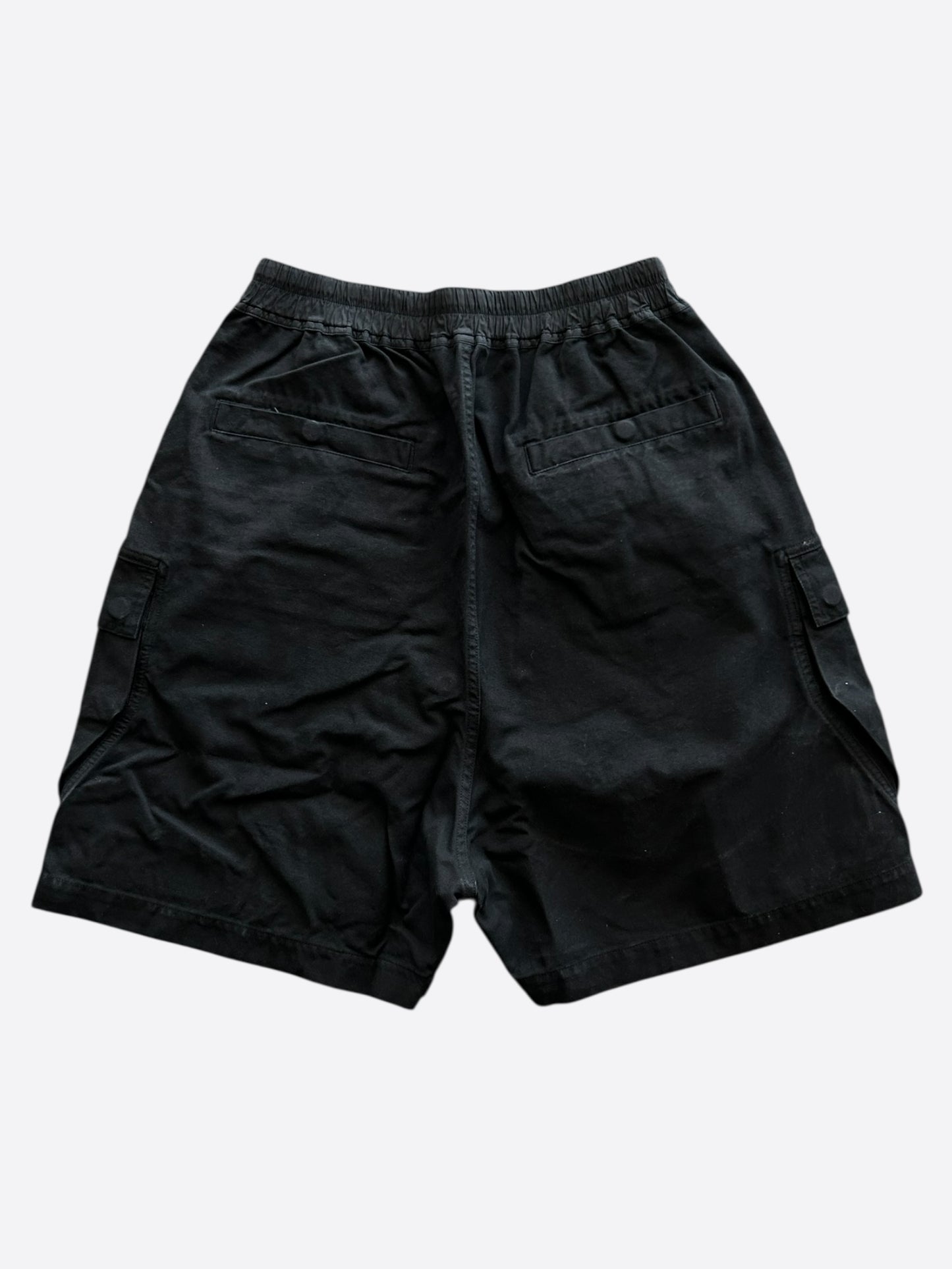 Rick Owens Black Cargobela Shorts