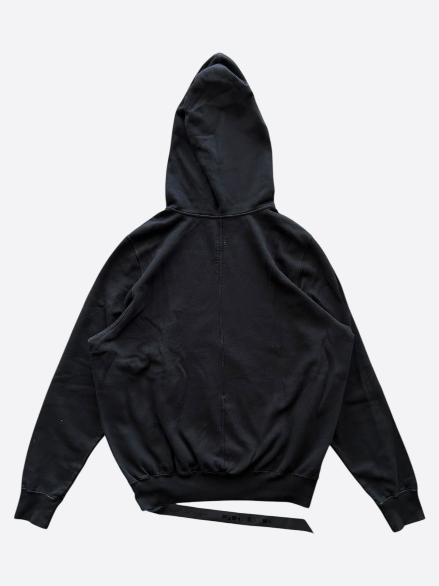 Rick Owens Black Hollywood Graphic Hoodie