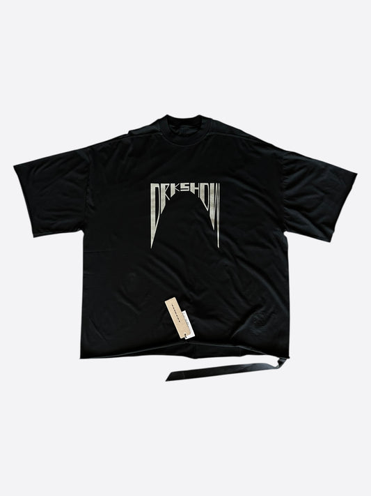 Rick Owens Black & White Drkshdw T-Shirt
