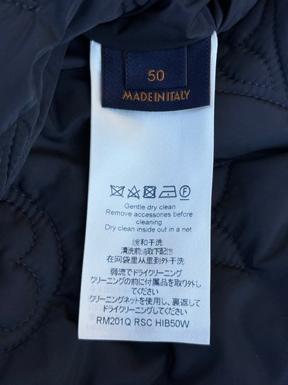 Louis Vuitton Navy Monogram Padded Jacket