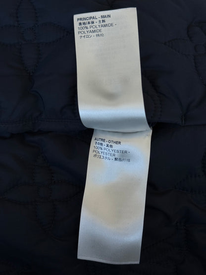 Louis Vuitton Navy Monogram Padded Jacket