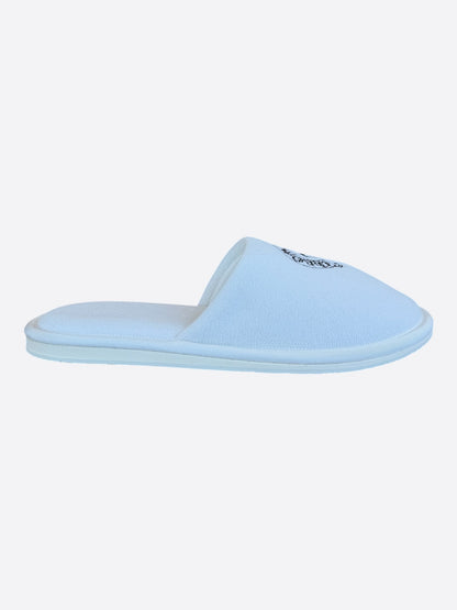 Chrome Hearts White & Black Horseshoe Logo Slippers