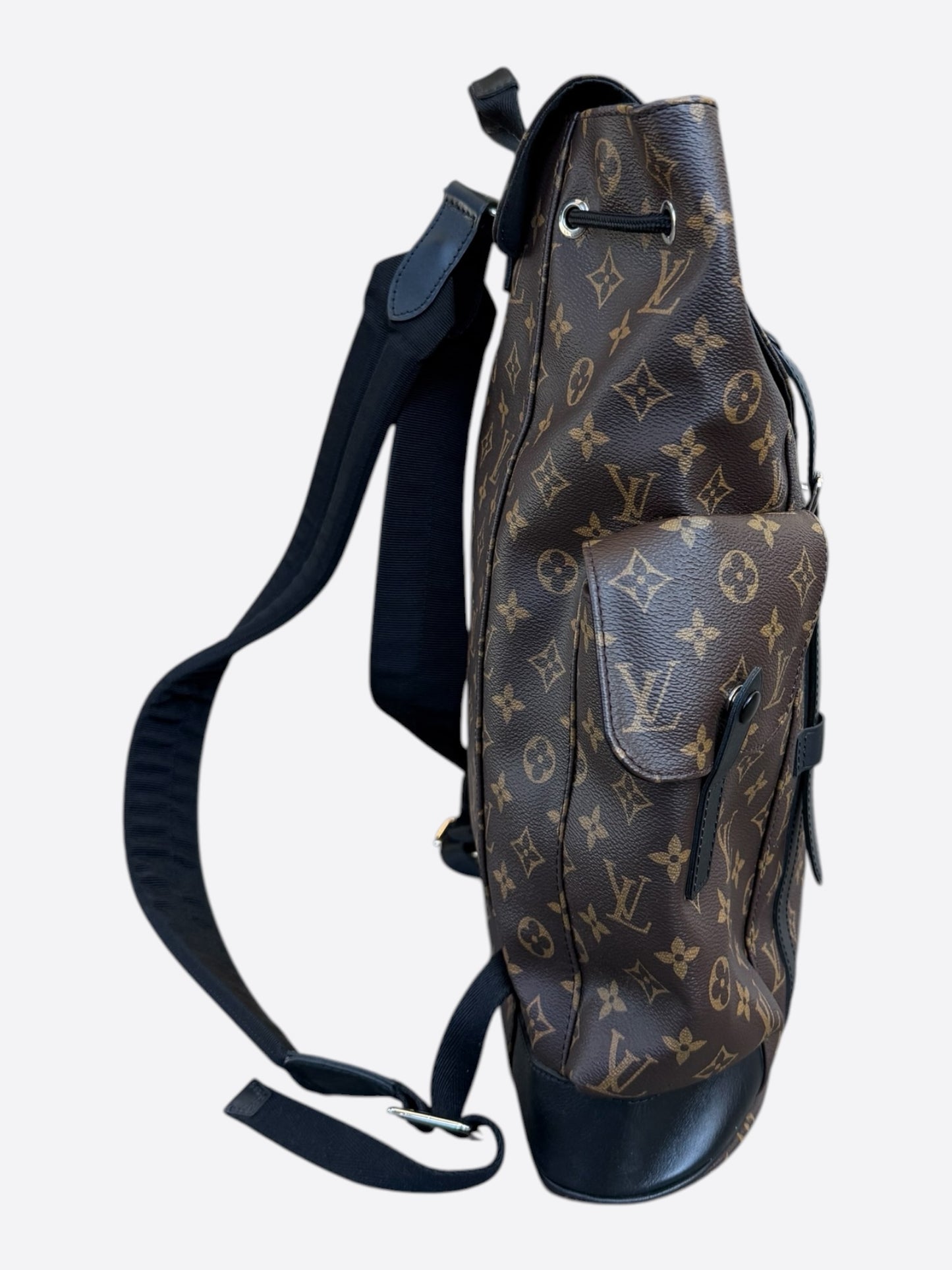 Louis Vuitton Brown Macassar Monogram Christopher Backpack