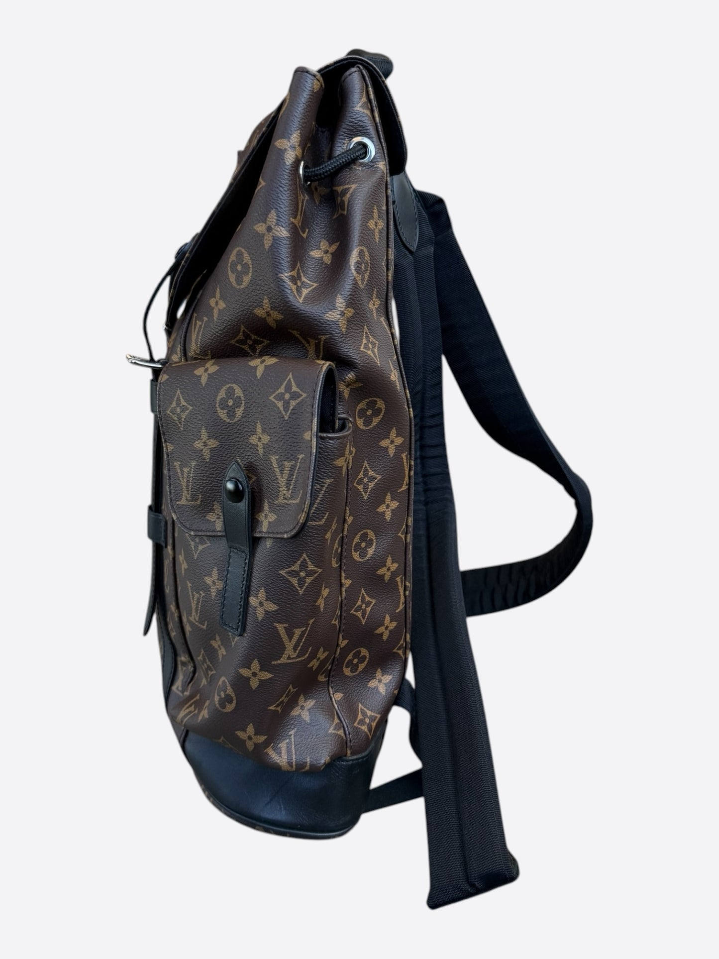 Louis Vuitton Brown Macassar Monogram Christopher Backpack