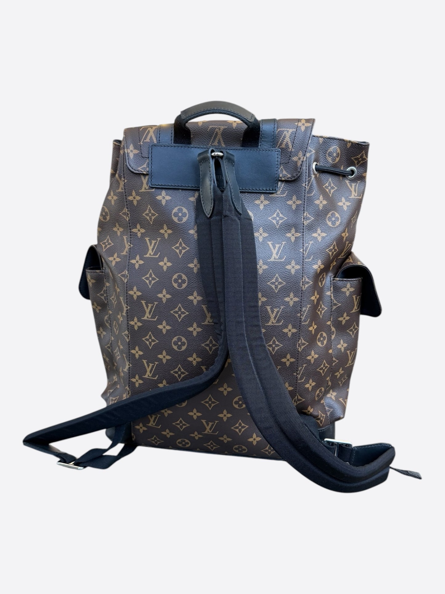 Louis Vuitton Brown Macassar Monogram Christopher Backpack
