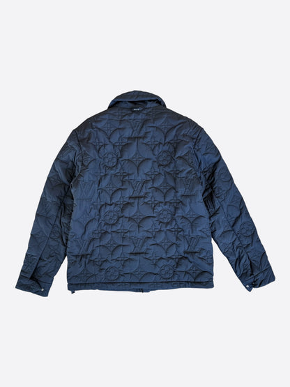 Louis Vuitton Navy Monogram Padded Jacket