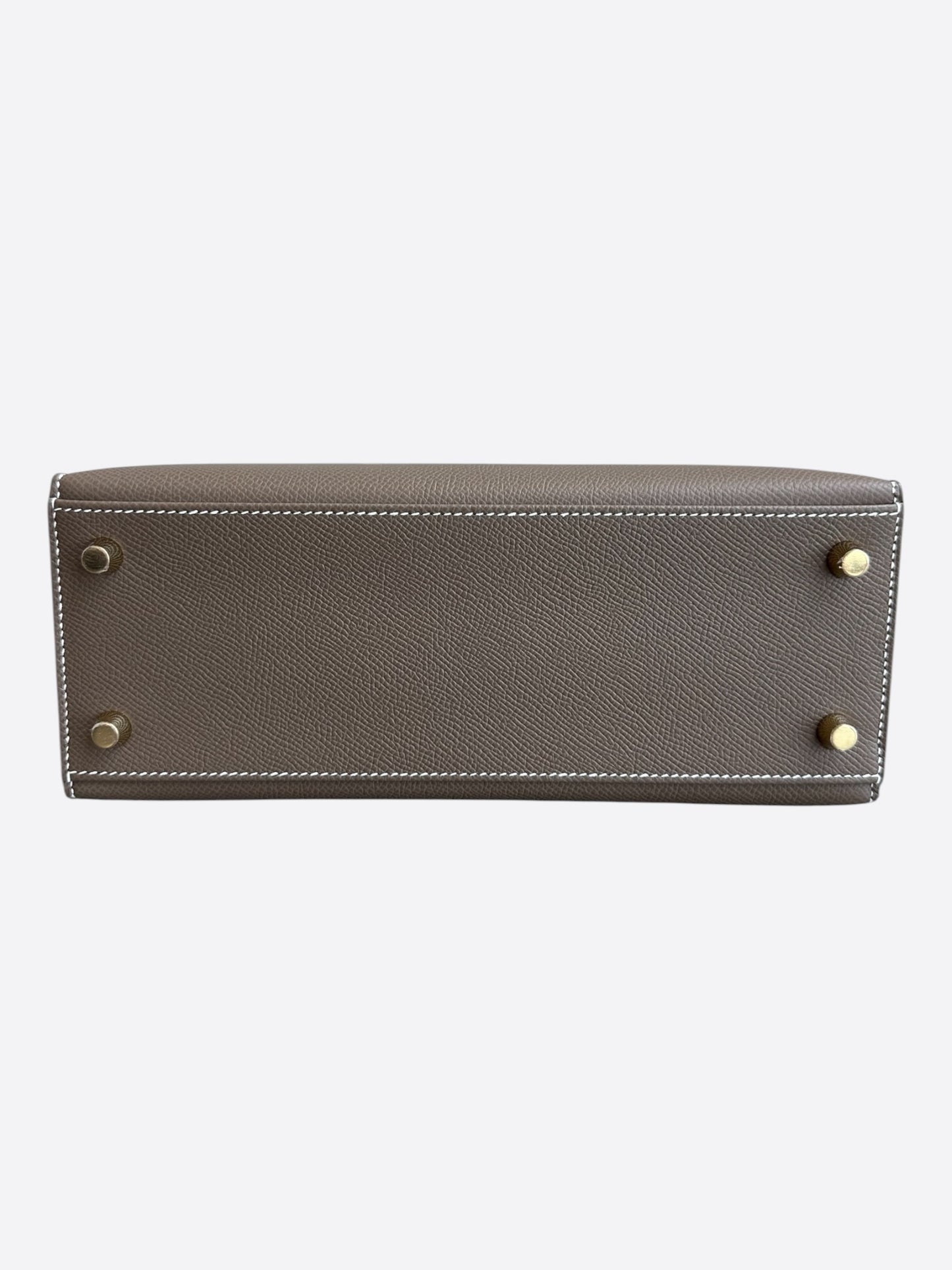 Hermes Etoupe Epsom Sellier & Gold Hardware Kelly 25