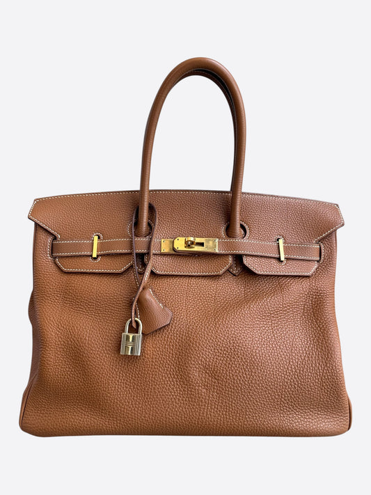 Hermes Gold Togo & Gold Hardware Birkin 30