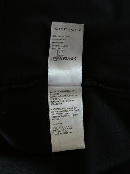 Givenchy Black & White Barbed Wire Graphic T-Shirt