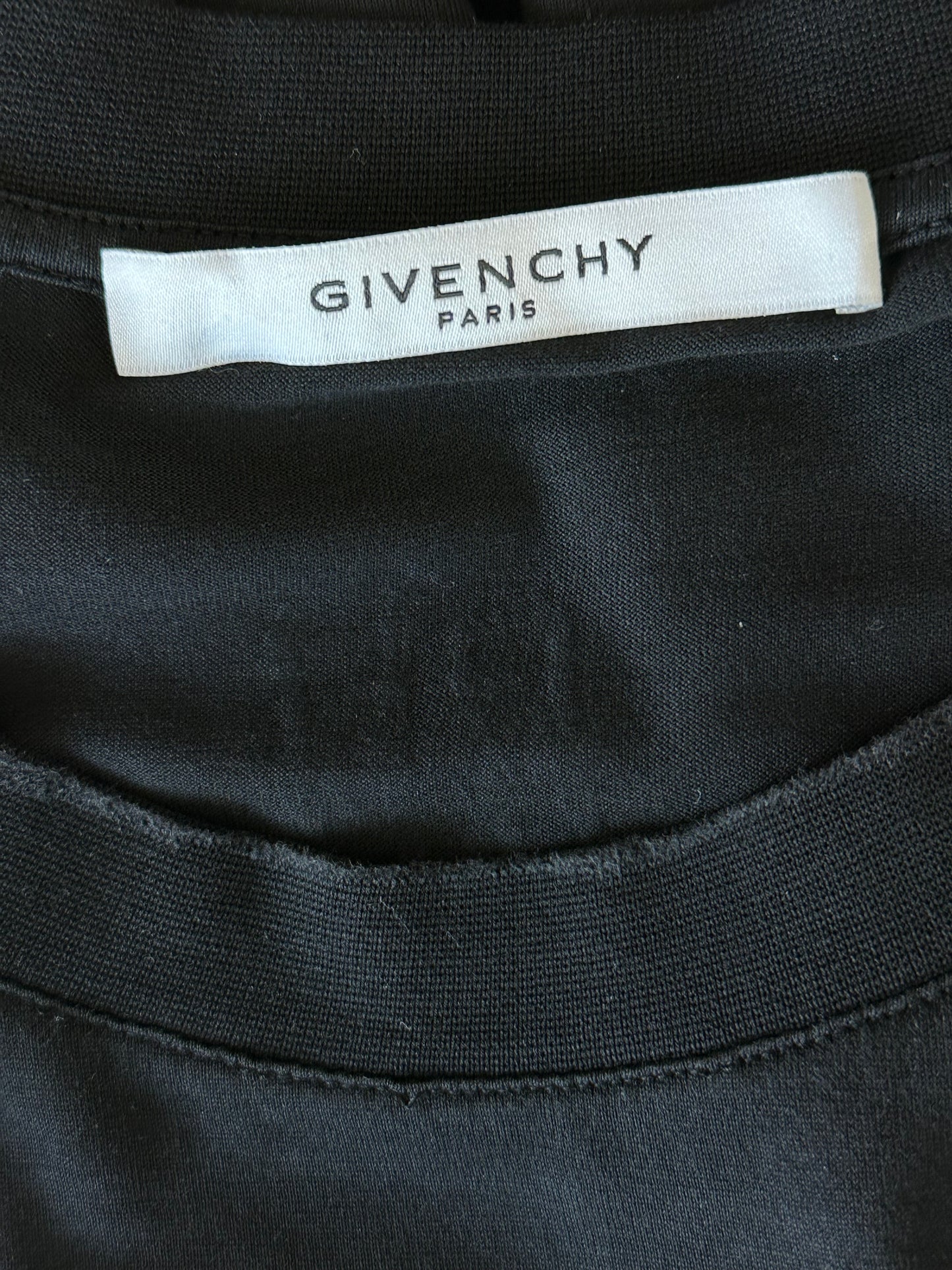 Givenchy Black Flaming Dagger Graphic T-Shirt